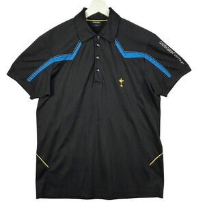 Galvin Green Polo Shirt Mens‎ Large Golf Venti8 Black Performance Athletic